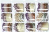 Lot: Amethyst Half Cylinder (For Pendants) - Pieces #83430-1